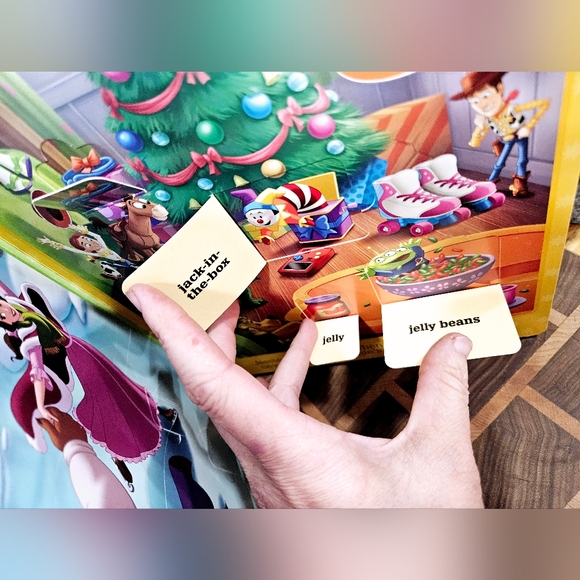 Disney C is for Christmas First Words and ABC Letter Trace & Flap Book - Picture 4 of 6